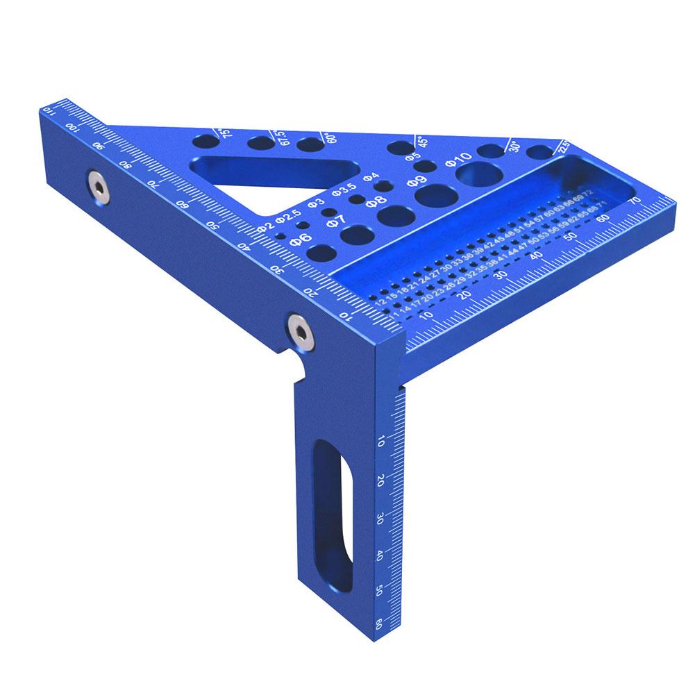 Woodworking Square Protractor High Precision 3D Multi-Angle Measuring Ruler Woodworking Angler Scriber for Engineer Carpenter