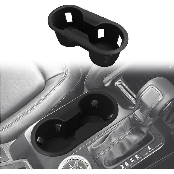 Muslogy Center Console Front&Rear Cup Holder Erts Compatible With 2024 2025 Toyota Tacoma Accessories Middle Console And Rear Armrest CupHolder 25 Bronco Cup Holder