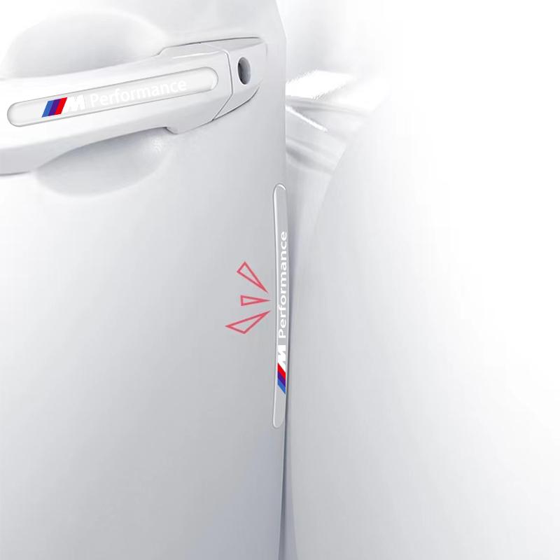 4Pcs M LOGO Car Door Handle Protector Sticker Auto Styling For BMW X7 X3 X4 X5 X6 3 4 5 6 7 Series Z4 M M3 M5 M6 E38 E39 E46 E53 E60 E61 E64 E70