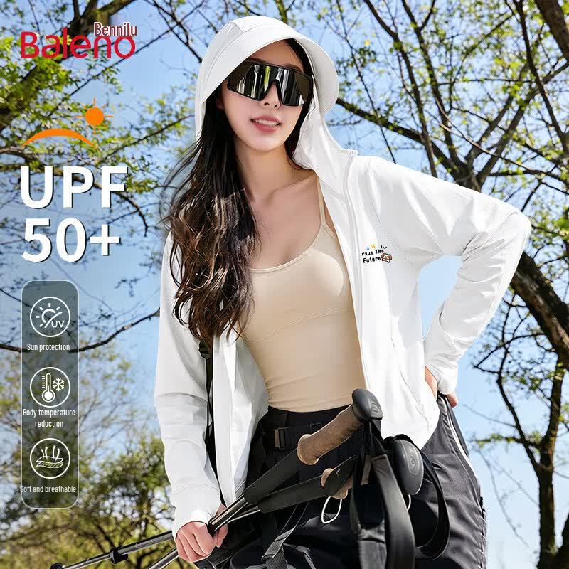 Baleno Women s Hooded UPF50+ Sun Protection Jacket S
