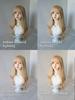 Ashely Blonde Synthetic Heat-Resista Long Wavy Wig 24 Inches Made From Fibe Suitable for Daily Use Natural Realistic Hairpiece