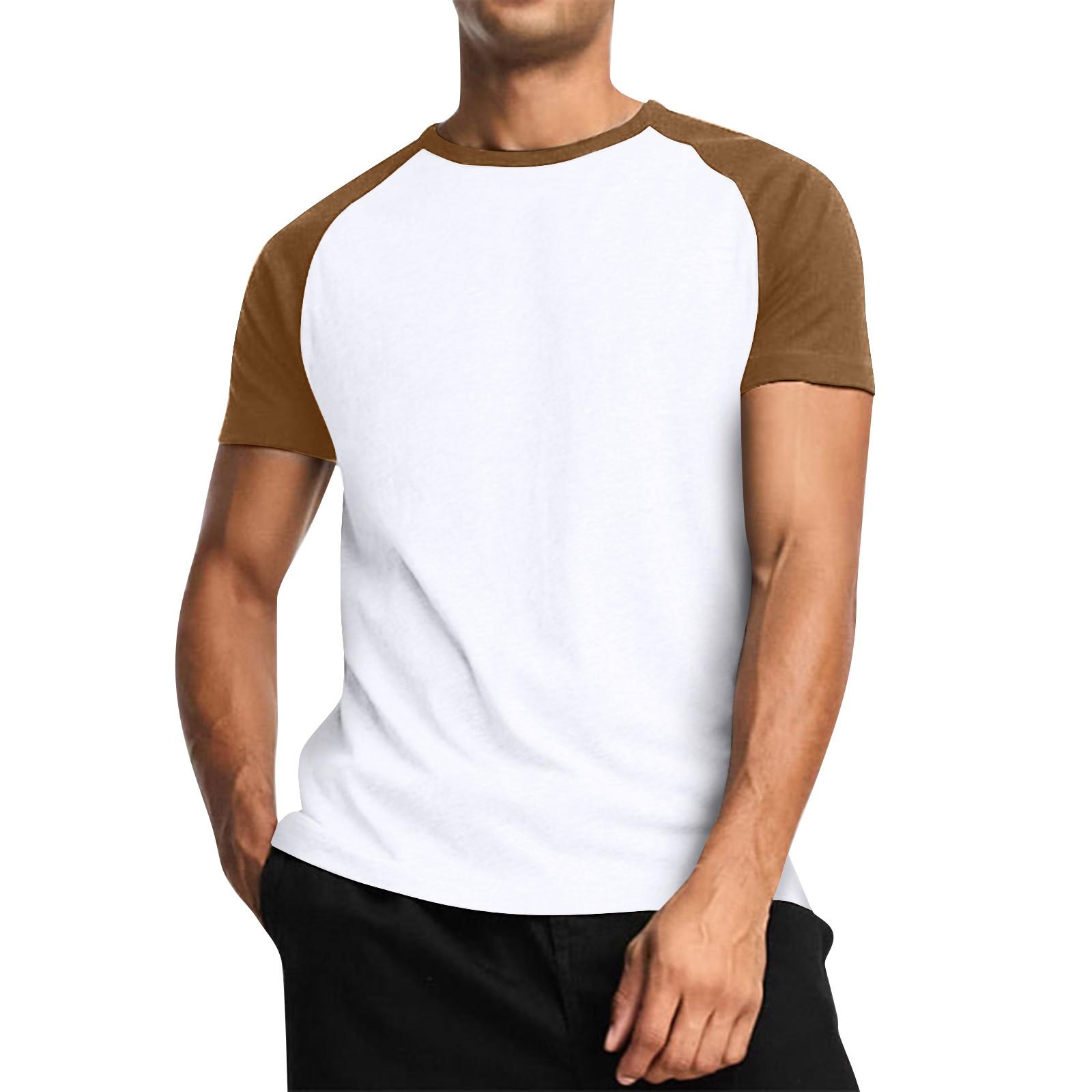 

Мужская футболка Футболки с графическим текстом Pool3D печать Уличная повседневная одежда с короткими рукавами и принтом Базовая одежда L коричневый