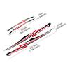 4PCS Car Side Body Stickers Waterproof Vinyl Decals For Van Camper RV Motorhome Auto Body Tuning Decoration Stickers Accessories