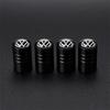 T304Pcs Car Tire Valve Caps Metal Wheel Dust Covers Accessories For Volkswagen VW R Polo Passat Rline Golf Tiguan Jetta GTI Touran