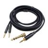Double 3.5mm Nylon Headset Cable for Beyer T1 2nd/3rd Portable Headphone Cable Headset Repair Lines Replacement Cord