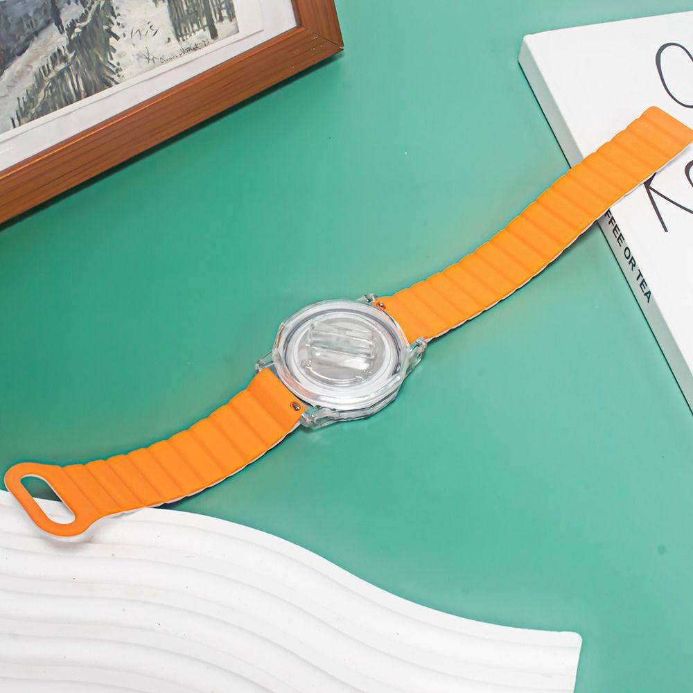 Waterproof Tracker Holder Bracelet Magnetic Wristband Silicone Strap for AirTag Tracker Accessories