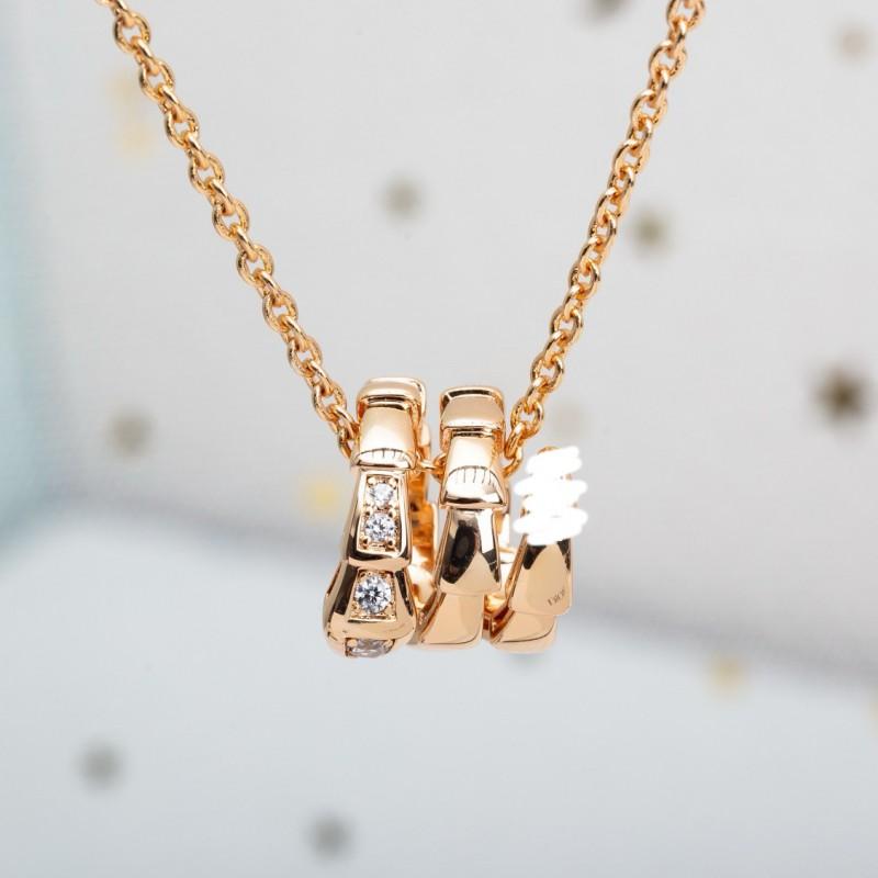 Elegant Snake Bone Chain Necklace Women 3-Tier Full Rhinestone Or Tip-Set Crystal 18K Gold Plated Adjustable 41-50cm