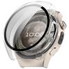 For Huawei Watch 5 42mm Watch Case WANLONFENG PC Frame Cover with Tempered Glass Screen Protector