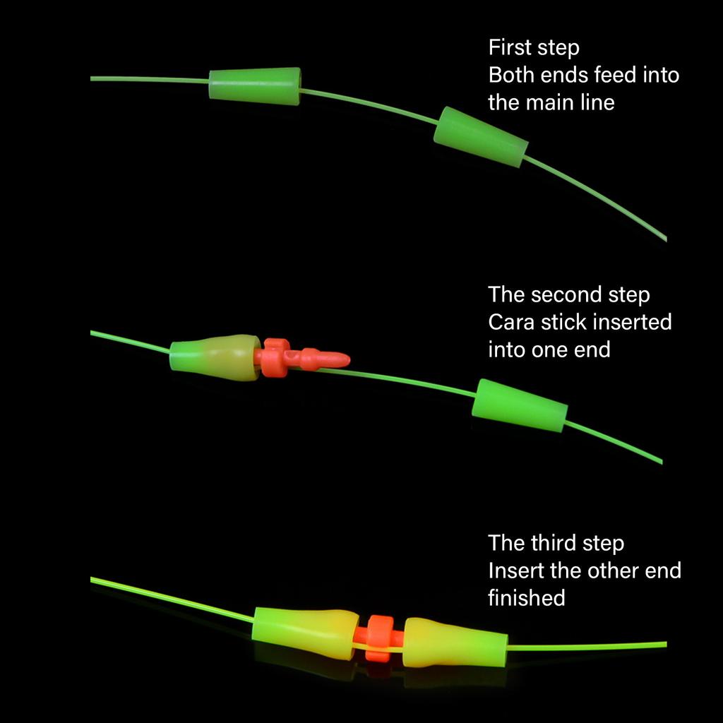 50 Sets Cara Rod Bobber Fishing Bobber Stopper Cara Rod Bobber Saltwater Freshwater Fishing Equipment Easy Installation