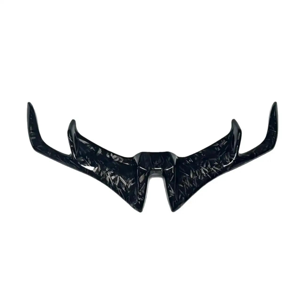 For Motorcycle Modification Carbon Fiber Motorcycle Winglets Aerodynamic Guards Aerodynamic Design Bolt-on Installation