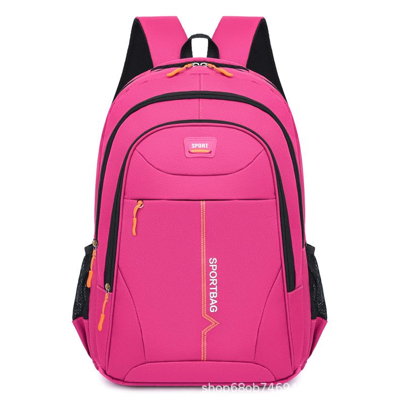 

Unisex Large Capacity Lightweight Hiking & Cycling Backpack - Scratch & Wear Resistant, Portable Travel Bag рожевий червоний колір