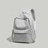 Schoolbag1011 New Striped Love Polka Dots Large Capacity Simple Girls Student School Bag Lightweight Travel Backpack