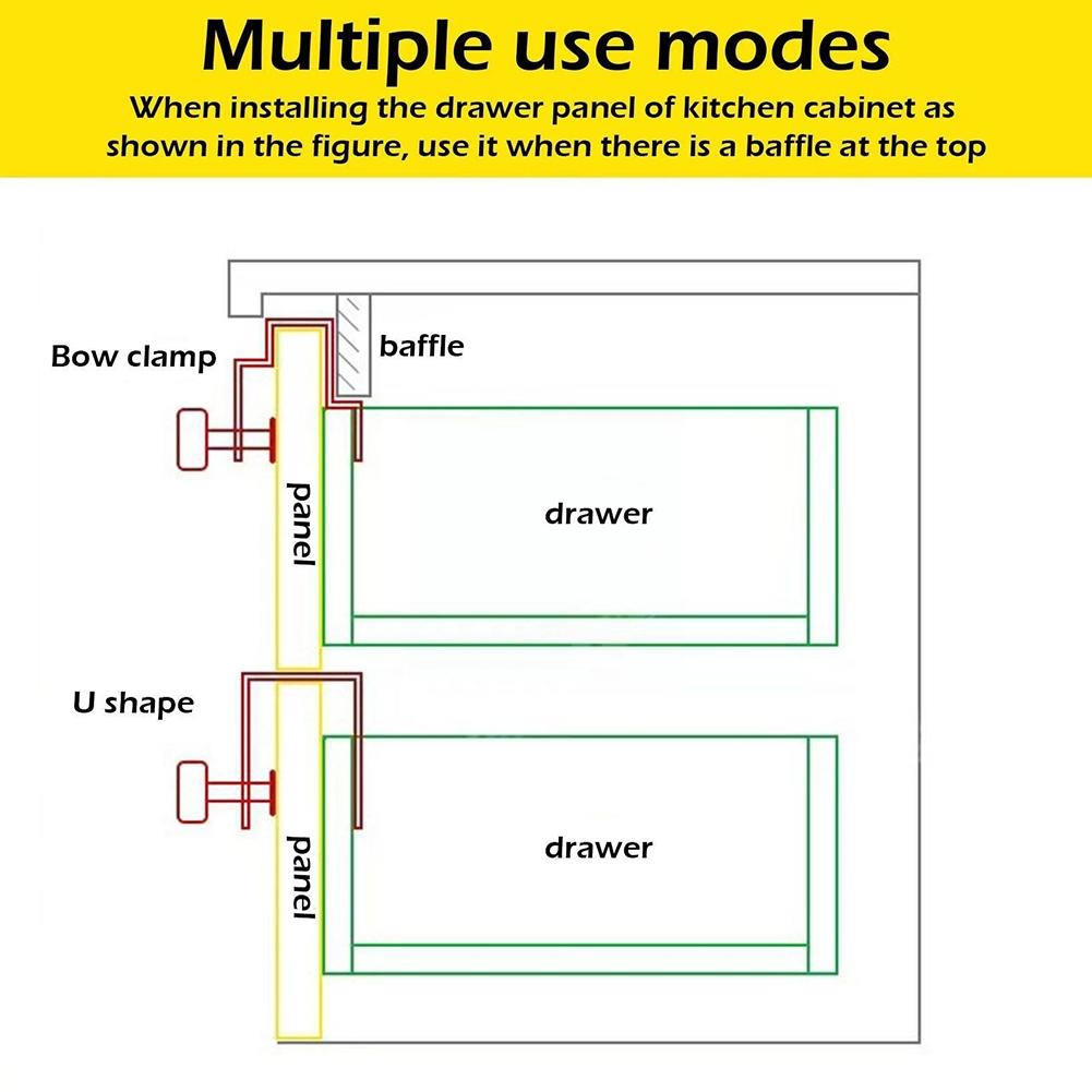 Woodworking Jig Drawer Panel Clips Tools High Quality