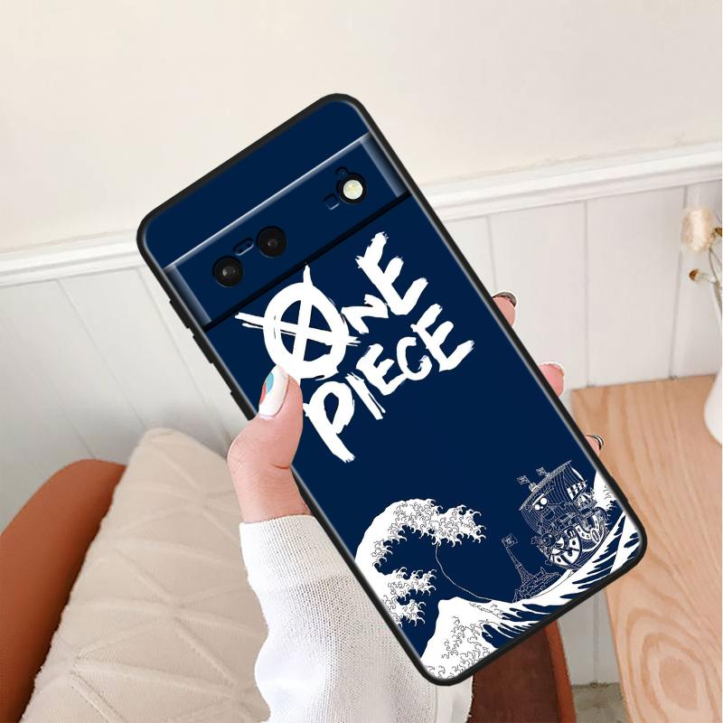 

Противоударный чехол O-ne P-iece Luffy Art для Google Pixel 8 7A 6A 5A 5 4 4A XL Pro 5G, черный чехол для телефона, мягкий чехол Fundas Capa Google Pixel 4 XL