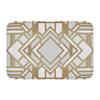 Rose Gold And Gray Geometric Pattern Floor Door Kitchen Bath Mats Anti-Slip Outdoor Abstract Doormat Toilet Entrance Rug Carpet