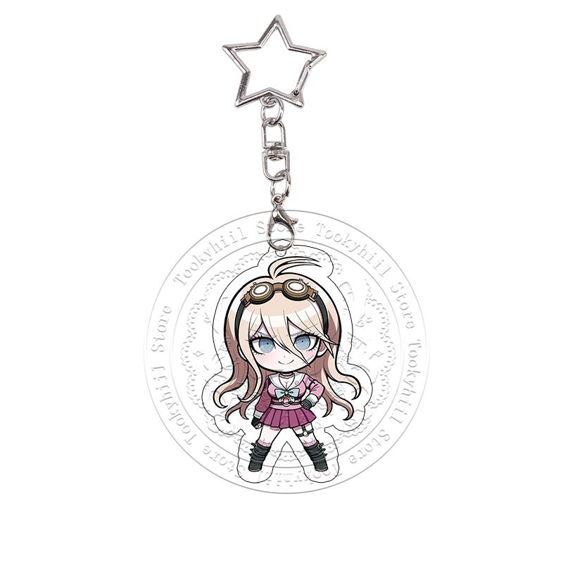 Danganronpa Acryl Schlüsselanhänger Toko Tsumiki Monokuma Exquisiter Schüler Anime Cartoon Taschenanhänger Chibi Dekor Zubehör Anhänger