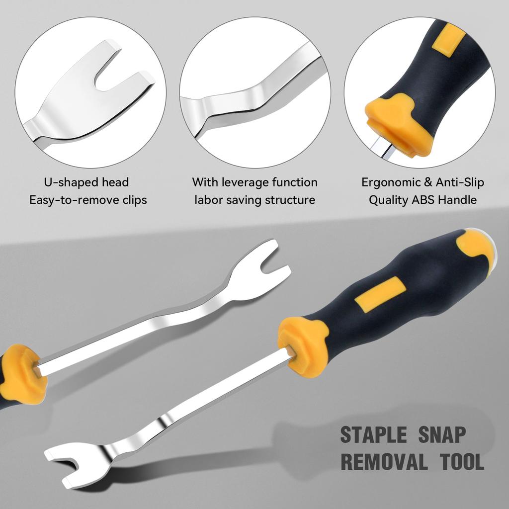 1Pc Screwdrivers Nail Puller Nail Driver Pry Tools Panel Upholstery Fastener Remover For Home Repair Workshop Hand Manual Tools