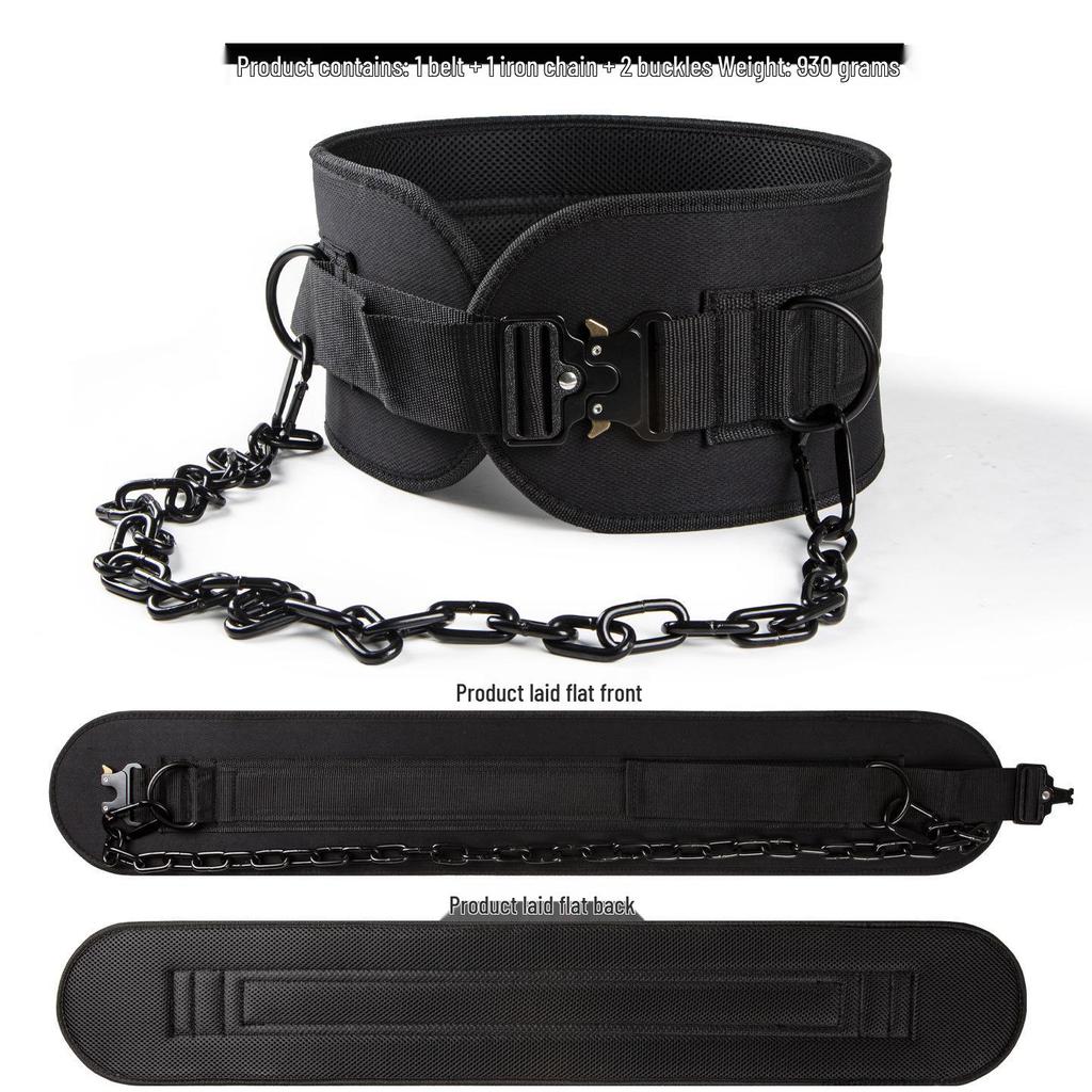 Weighted Fitness Belt for Pull-ups, Strength Training, and Squats
