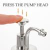 SAFIGLE Glass Syrup Dispenser Pump Bottle Lotion Soap Honey Dispenser Reusable 8.66X3.18In Compact Pump Lid for Kitchen Coffee Bar