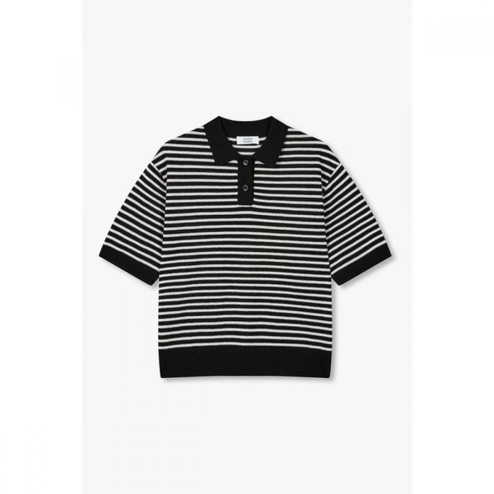 Studio Tomboy Stripe Collar Pullover 9176352971ct