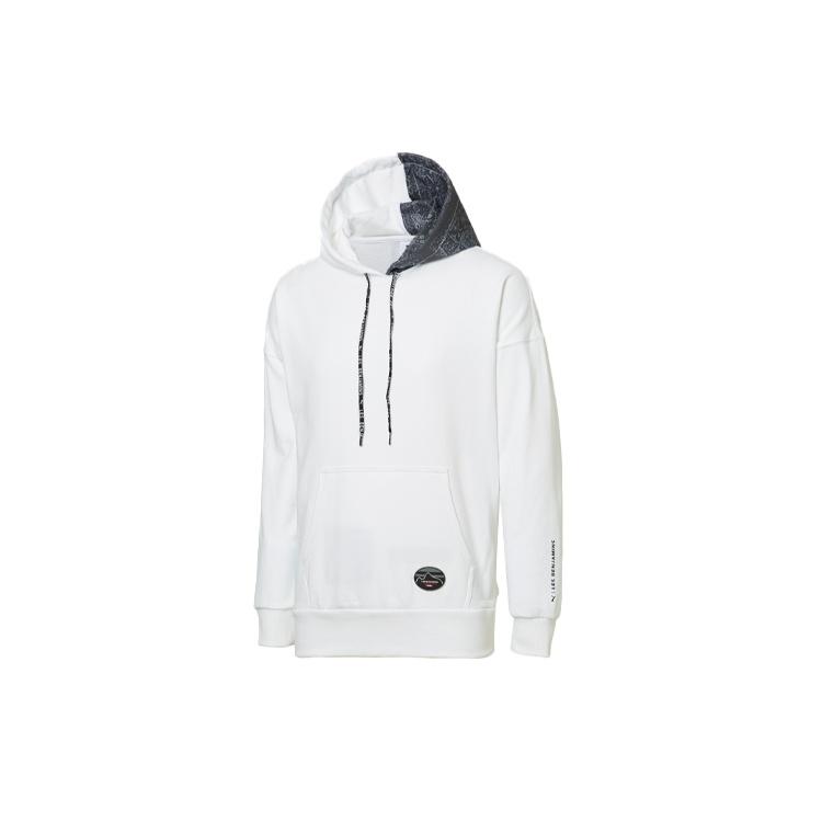 PUMA x Les Benjamins Crossover hooded Long Sleeves Hoodie White Men s 595470-02 L