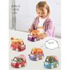 4pcs Fast Food Alloy Cars Dessert Cartoon Food Metal Cars, Children's Toy Decoration, Halloween and Christmas Gift for Boys and Girls