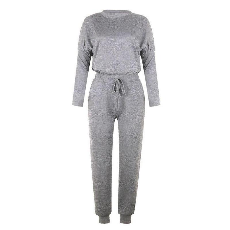 Tracksuit Women 2 Piece Set Loose Comfortable Simple Style Solid Color Long Sleeve Casual Suit Clothes 2024 Top Spring Autumn