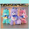 Niedliches Care Bears Regenbogenbär-Plüschtier in sanften Farben für Kinder und Sammler