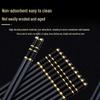 Mingchu Star Alloy Chopsticks - 10-Pair Set