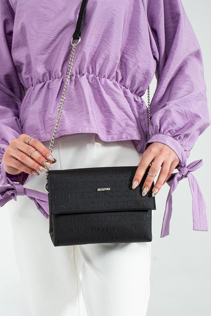 Mini Borsa Donna a Tracolla in Vera Pelle 3 scomparti Colore Marrone - Eliana