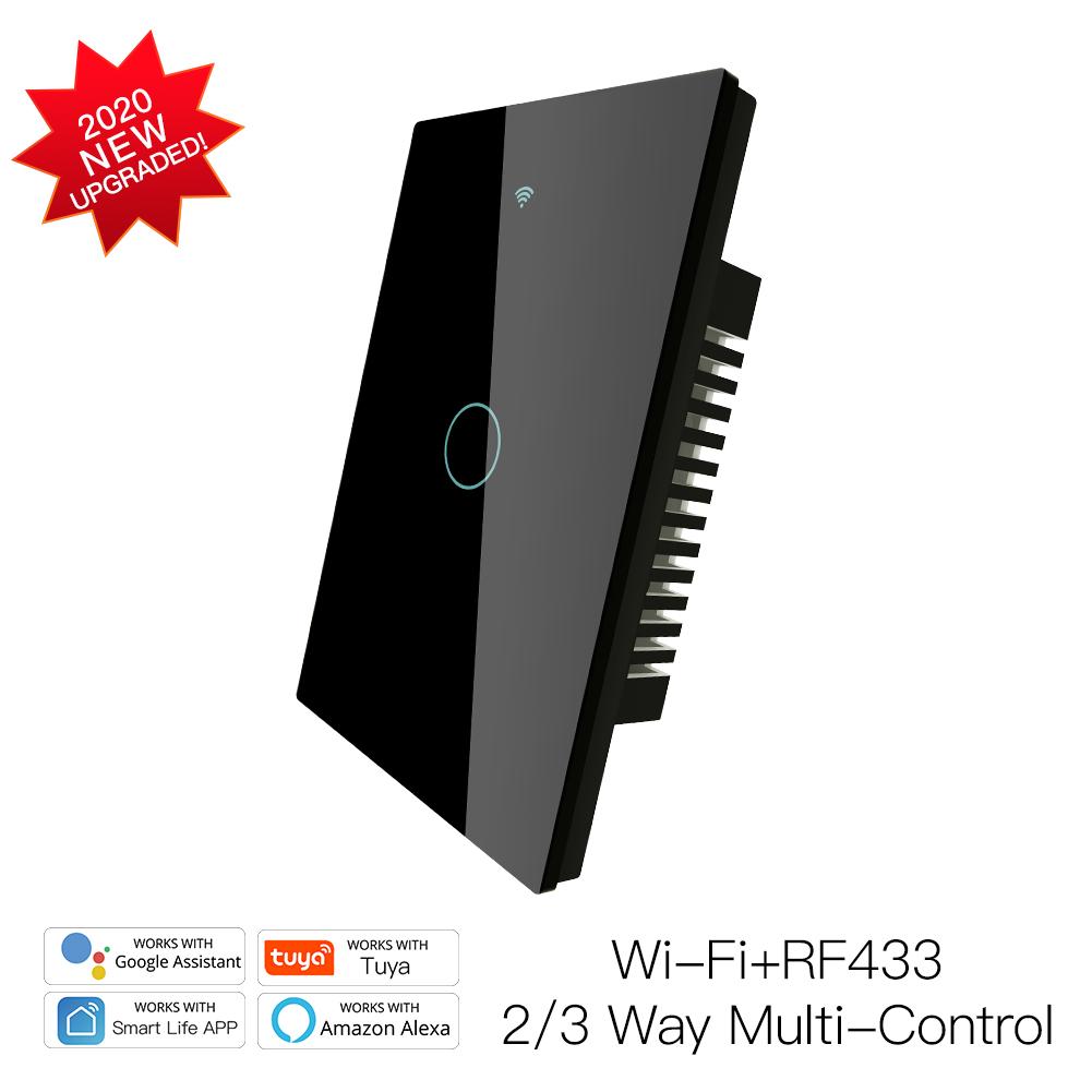 Tuya MOES Smart Light Wall Switch RF WIFI google Home, Smart Home Automation, Interruptor Wifi