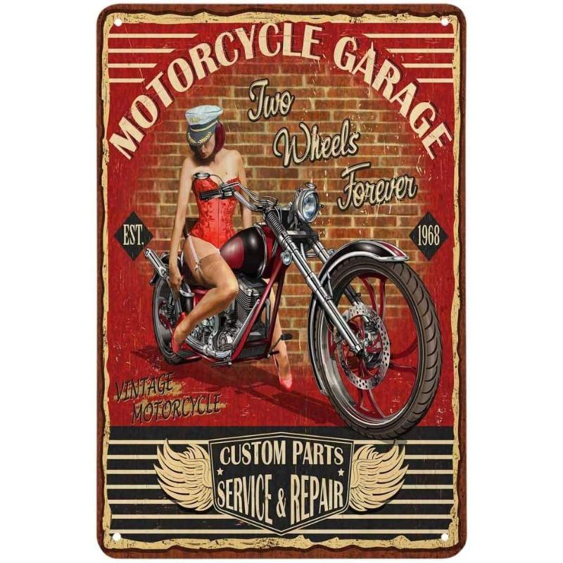 Metal Tin Signs Plaque Pinup Garage Wall Decoration Vintage Iron Painting Art Posters for Man Cave Home Cafe Garage Club Bar