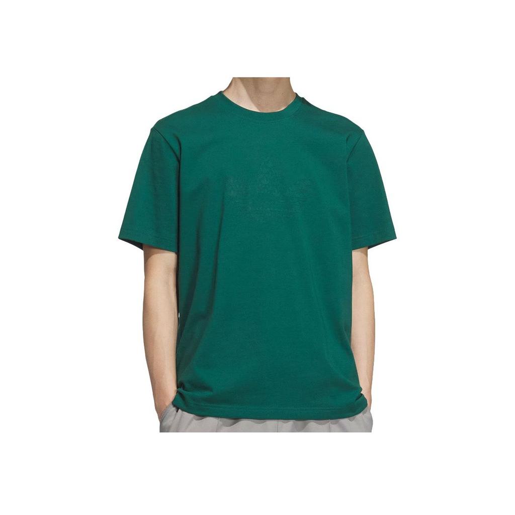 Adidas Originals Retro Football Sports Casual Pullover Simple Short Sleeve T-Shirt Men Tops Green JX2627