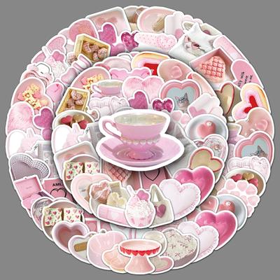 50 Love Ins Style Stickers Personalized, Fresh and Creative Decoration Mobile Phone Case Skateboard Hand Account DIY Stickers