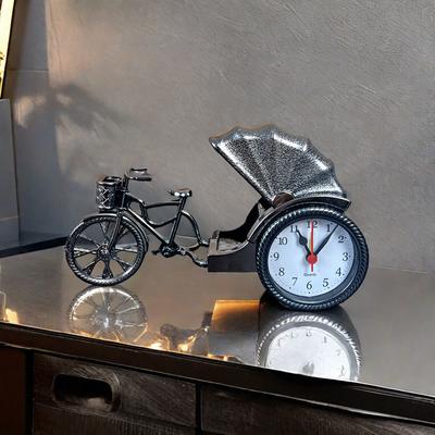 Tischwecker Retro Rikscha kreativer Wecker Studenten Nachttischuhr Niedlicher Kinderwecker Wecker