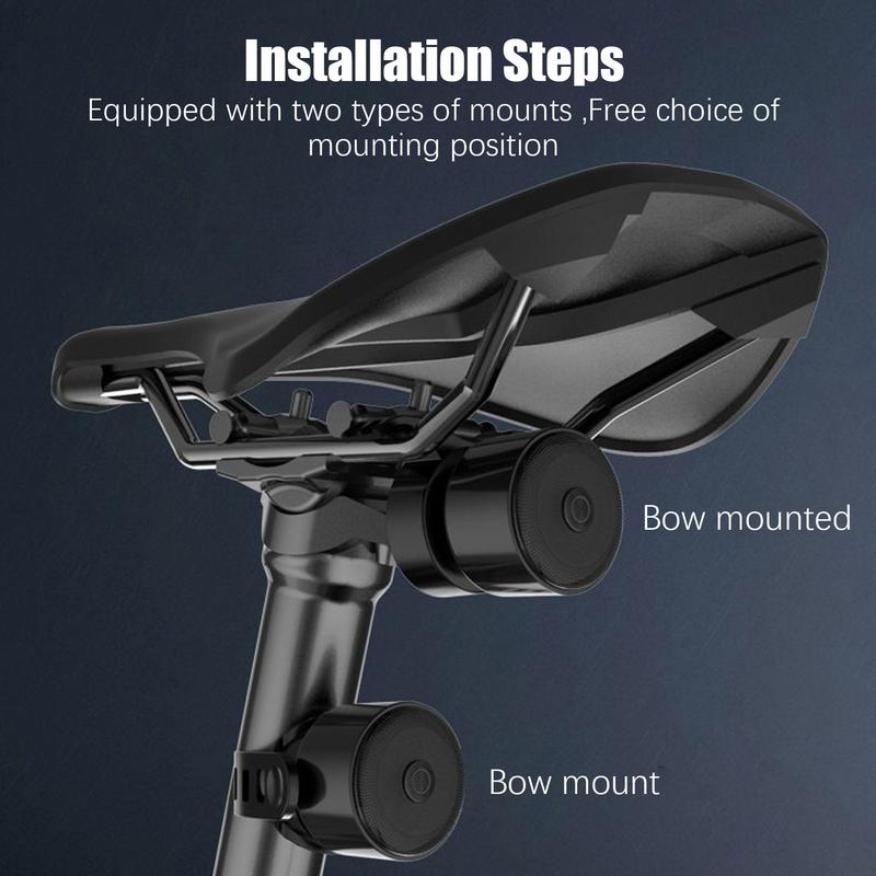 Luce Posteriore per Bici con Sensore Automatico Luci per Bici per la Guida Notturna Ricaricabile Luminosa Biciclette Sicurezza Ciclismo Torcia Avvertimento