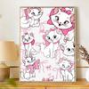 Disney Diamond Painting 5D DIY Marie Cat Diamond Painting Art Diamond Painting Kit Adult/Beginner Gift Idea Home Decor