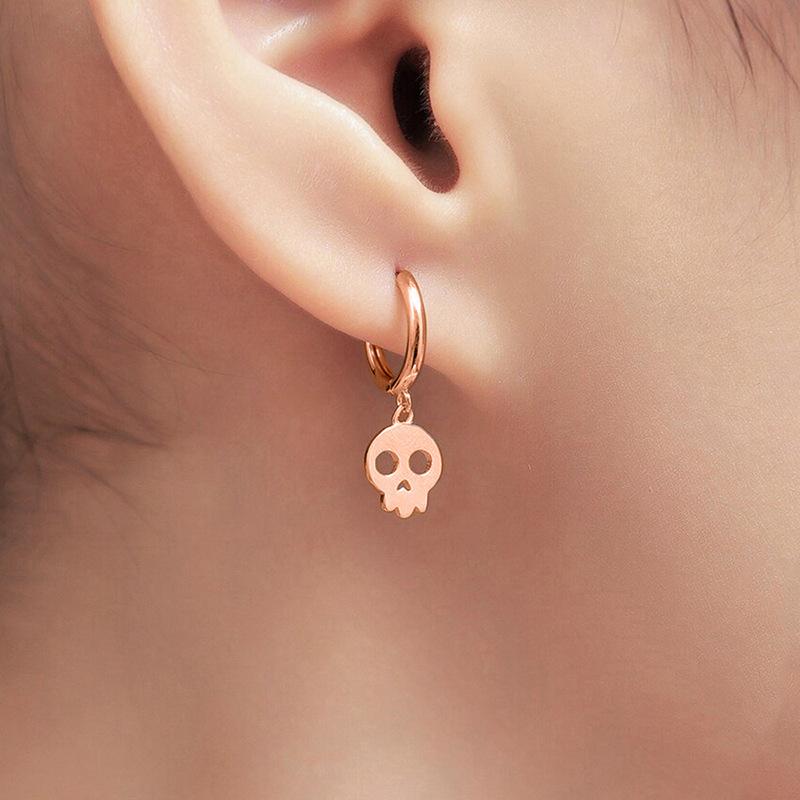 European And American Halloween Skull Earrings With Must-Have Accessories, Fashionable And Personalized Punk Earrings