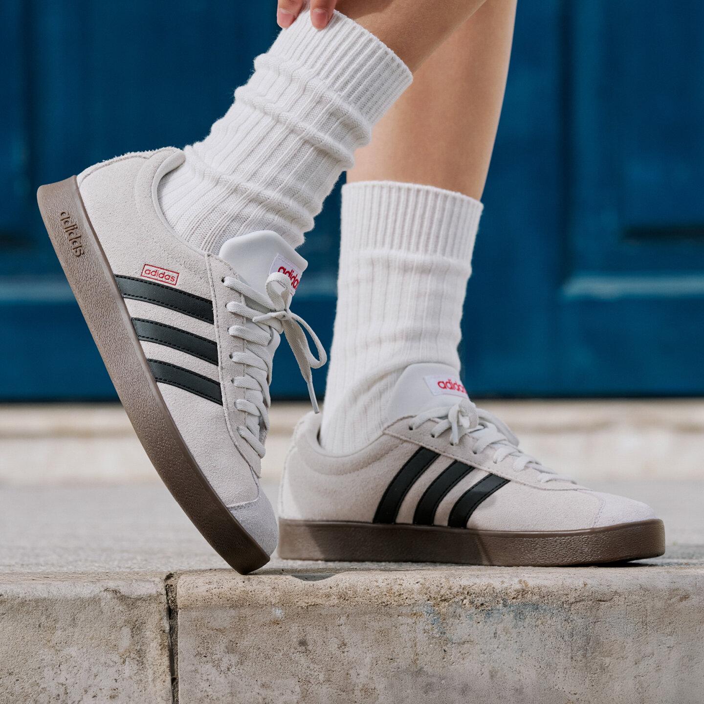 Adidas VL Court Classic Grey Black Gum 37