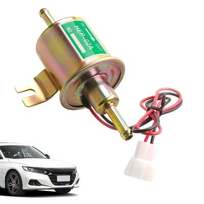 12V Oil Pump 12V Small Transfer Inline Oil Pump HEP-02A Replacement Parts Electric Oil Pump Car Modifications For Carburetor