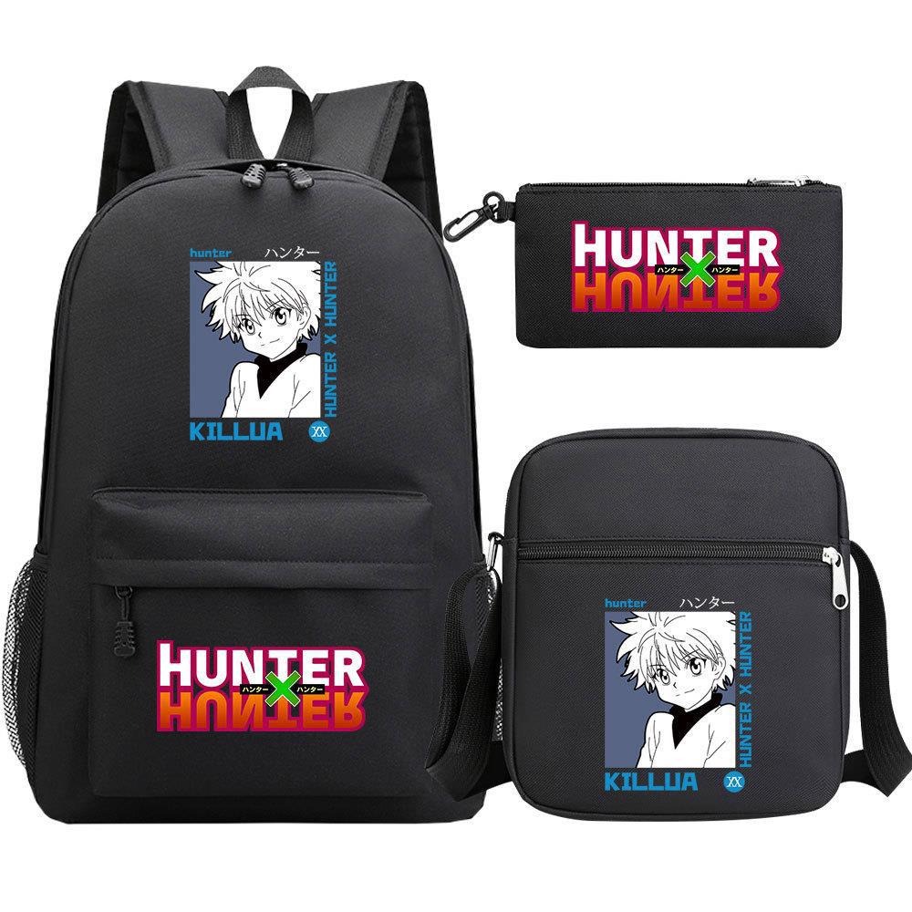 Animation, Full-Time Hunter, Young Students, School Bags, Men'S And Women'S Leisure Travel, Backpacks, Trendy Computer Bags