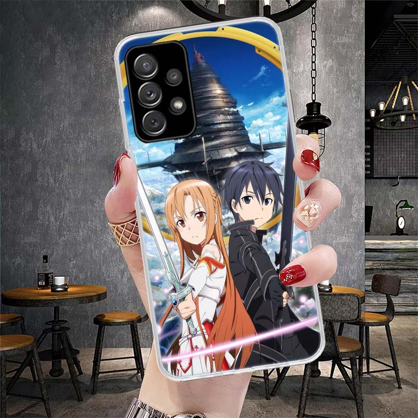 

Sword Art Online Anime Soft Phone Case For Samsung Galaxy S22 S23 S24 S25 Edge S26 Ultra S20 FE S21 Plus + Fundas Coque Galaxy S Samsung S20 Ultra