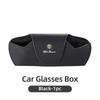 IJOPV1 Leather Car Sunglass Storage Box Visor Eyeglasses Ticket Holder For Alfa Romeo Giulietta 159 147 156 166 Mito Giulia GT Stelvio