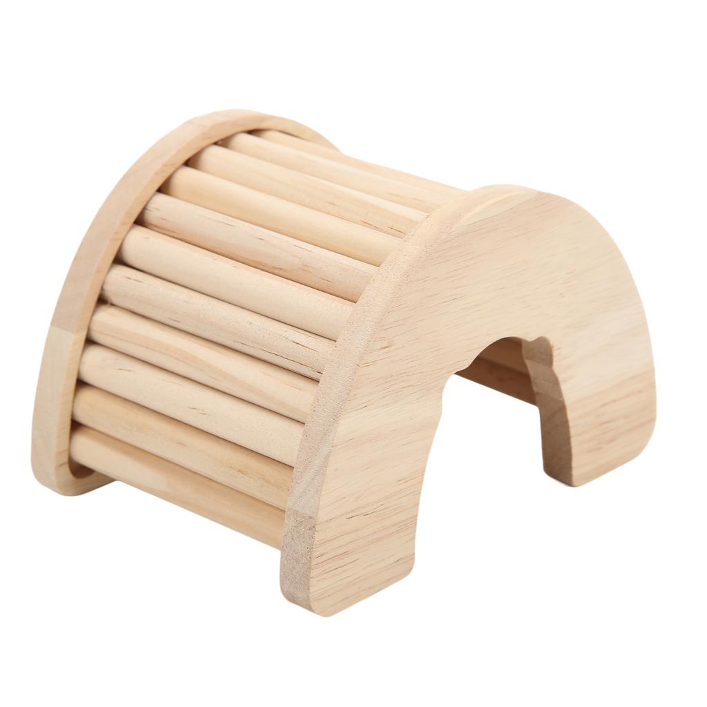 Wooden Hamster Arch Bridge Multifunction Wooden Bridge Toy for Rat Guinea Pig Chinchilla Ferret Golden Bear