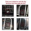 Car Front Rear Air Vent Central AC Vent Grille Slider Outlet Tab Clip Repair Kit For Porsche Cayenne 2010-2016