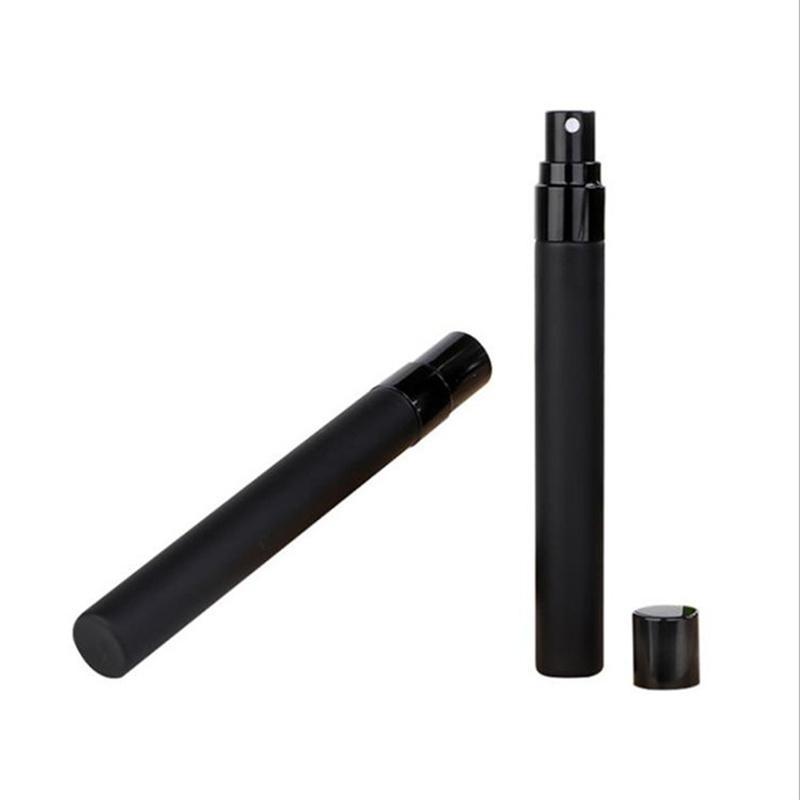 5/50/100PCS 5ml 10ml Black Perfume Bottle Perfume Glass Bottle Travel Cosmetic Tool Empty Cosmetics Bottle Sample Test Tube
