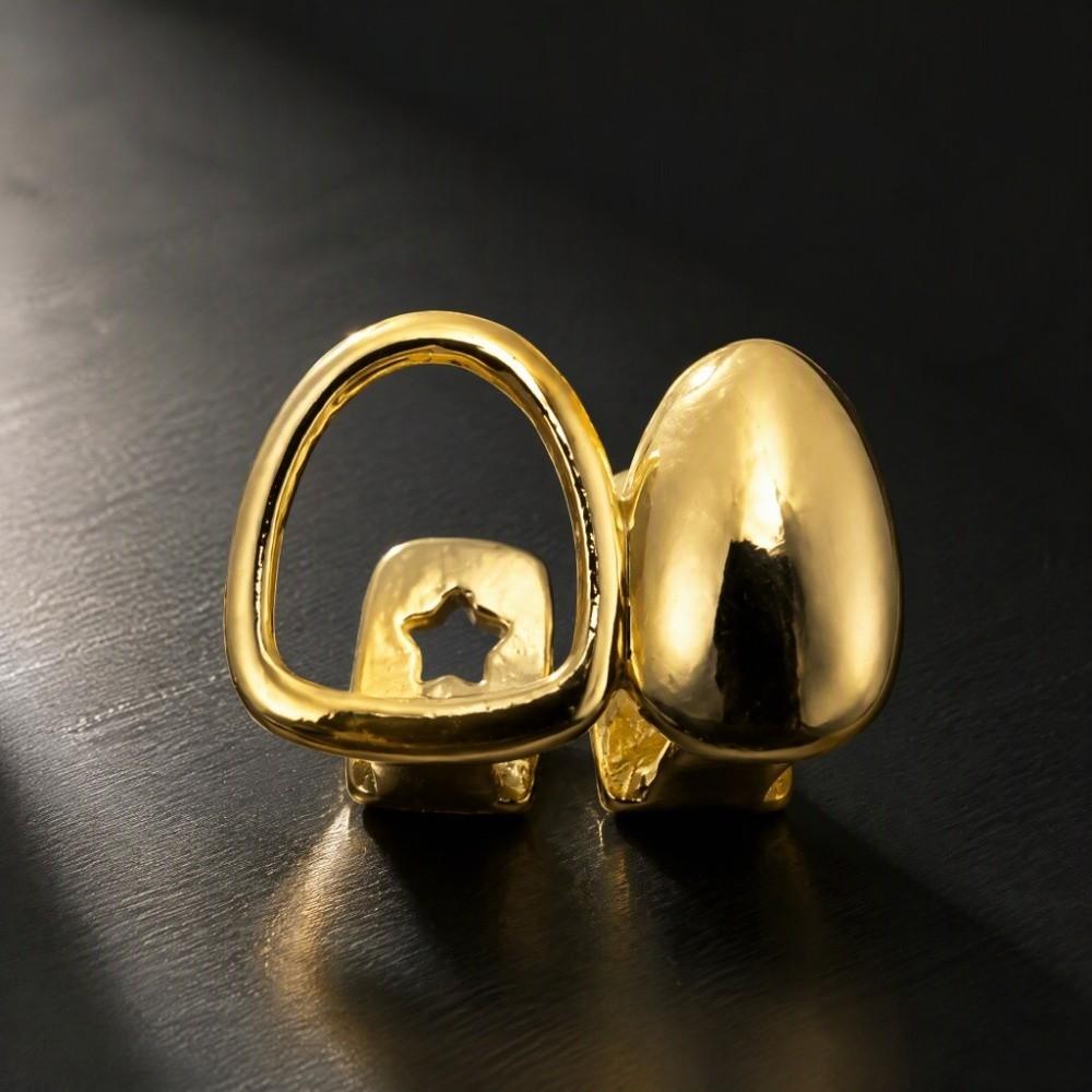 Geometric Hollow Out Teeth Grillz Unique Temporary Teeth Grills Open Face Tooth Caps  Halloween