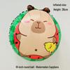 Cartoon Capybara Balloon for Children's Birthday Decoration