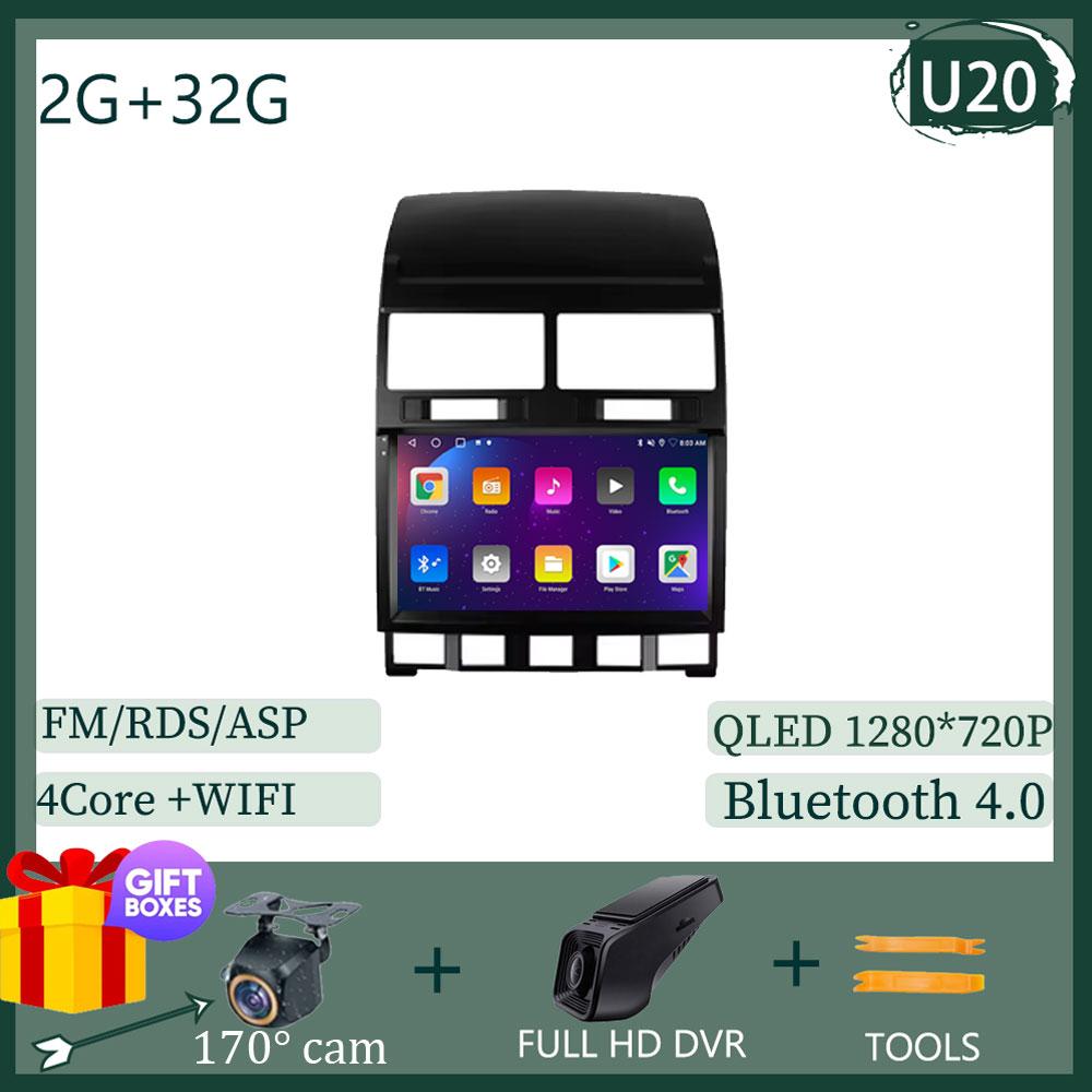 For Volkswagen Touareg GP 2002 - 2010 Android 14 Video Gps WIFI Multimedia Car Minitor DSP Navigation 5G NO 2DIN DVD Carplay