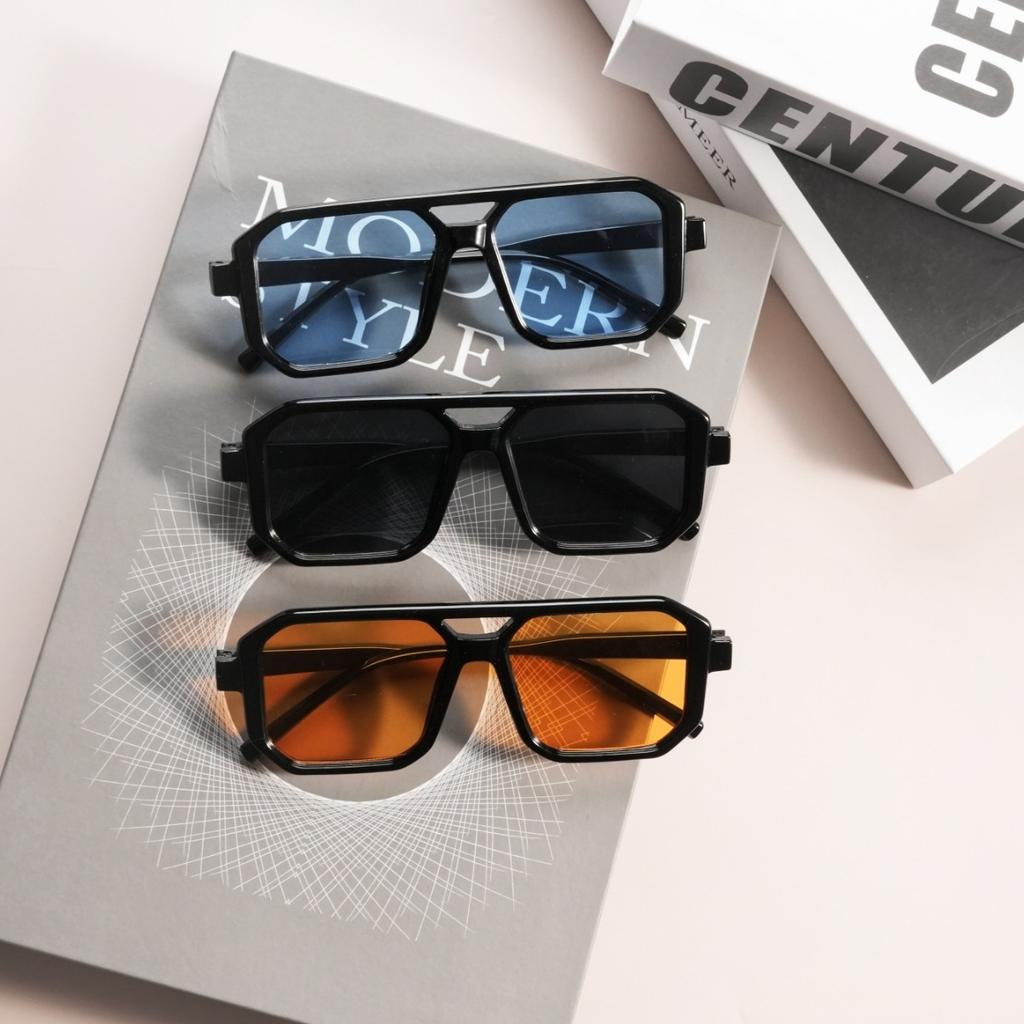 Sunglasses Women Retro Double Beam Sun Glasses Square Sunglasses Luxury Designer Glasses